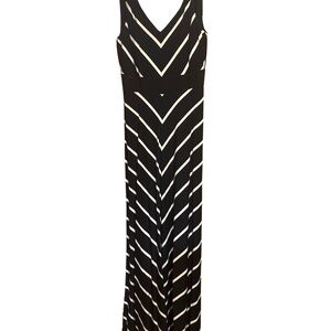 White House Black Market Striped Maxi Dress